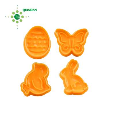 Food Grade Plastic Butterfly Rabbit Bird Egg Shape Yellow Cake Mold Baking Molds